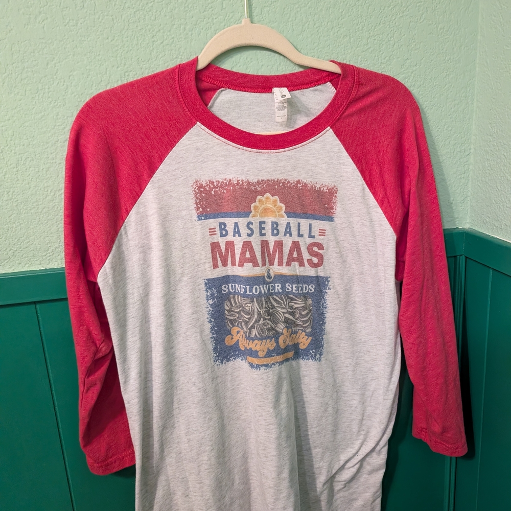 2 Baseball Mamas T Shirt